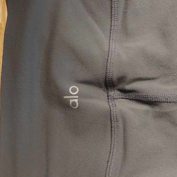 ALO YOGA | gray moto leggings Medium - Picture 6 of 8